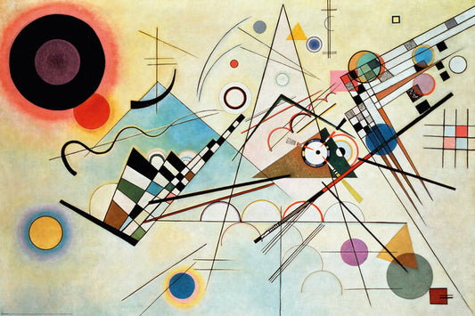 Wassily Kandinsky - Composition VIII., Wassilly Kandinsky Poster, Plakat, 120 × 80 cm