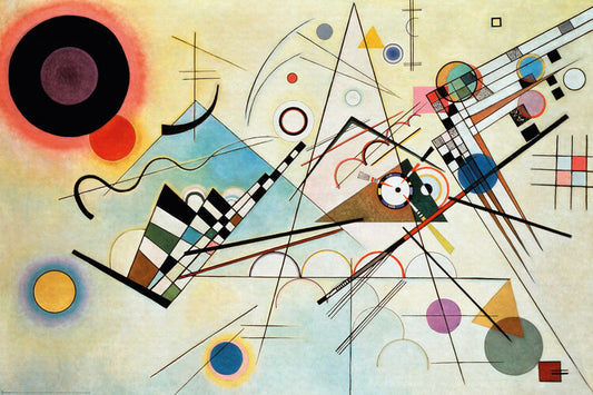 Wassily Kandinsky - Composition VIII. Poster, Plakat, 91.5 × 61 cm