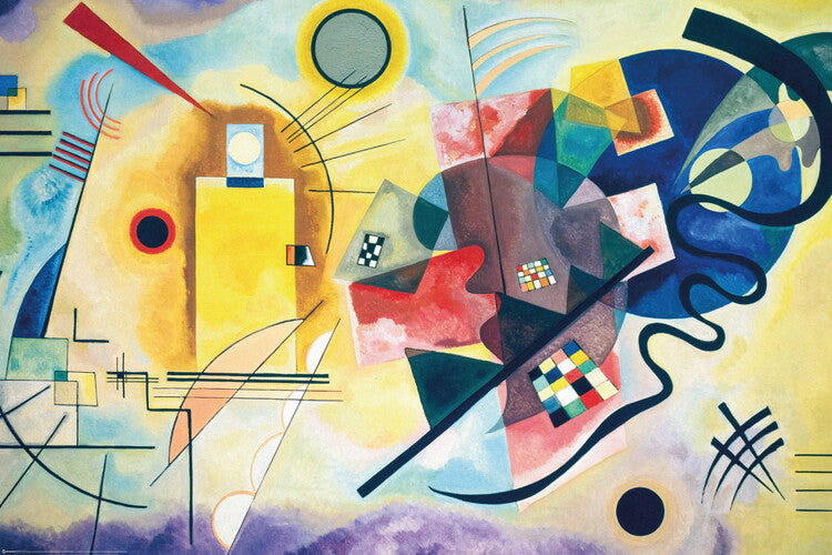 Wassily Kandinsky - Yellow, Red, Blue Poster, Plakat, 91.5 × 61 cm