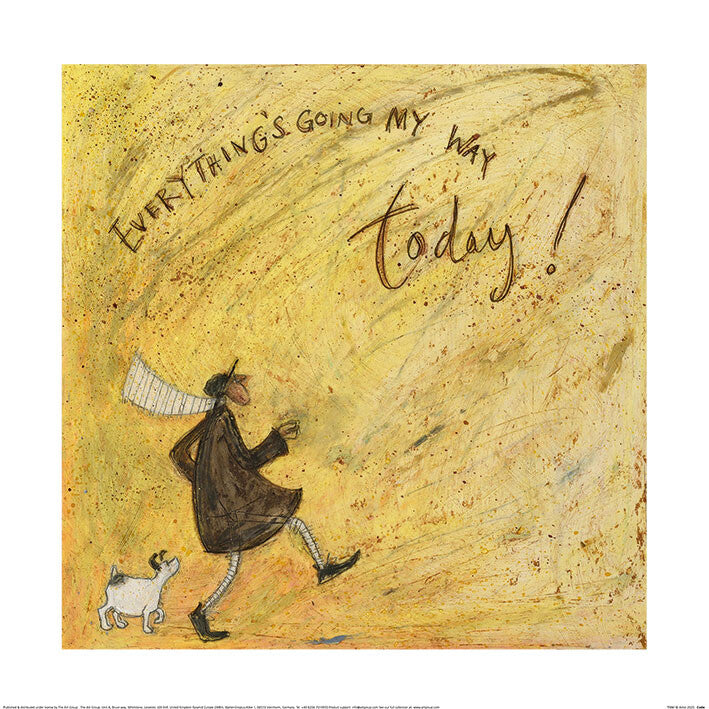 Kunstdruck Sam Toft - Everything(s Going My Way Today!, 40 × 40 cm