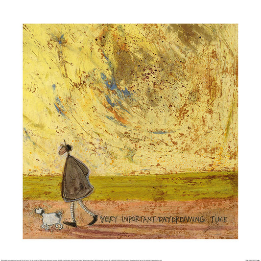 Kunstdruck Sam Toft - Very Important Daydreaming Time, 40 × 40 cm