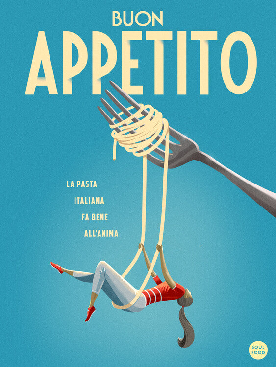 Leinwand Poster, Bilder Buon Appetito, Mark Harrison, 60 × 80 cm
