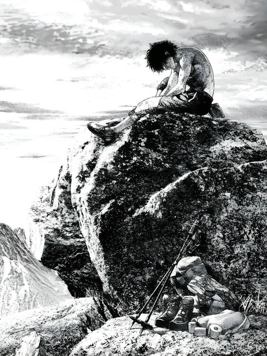 Leinwand Poster, Bilder Kokou no Hito (The Climber), 60 × 80 cm