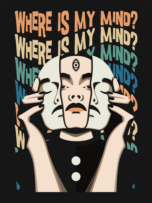 Leinwand Poster, Bilder Where Is My Mind Pixies, Retrodrome, 60 × 80 cm