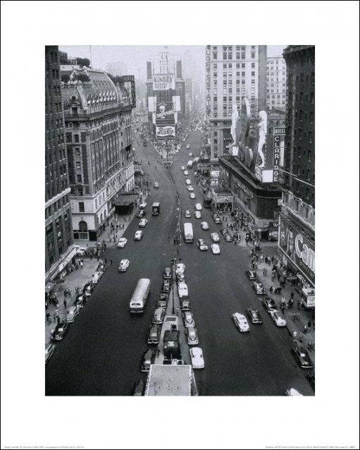 Kunstdruck New York - Times Square, Alfred Gescheidt, 40 × 50 cm