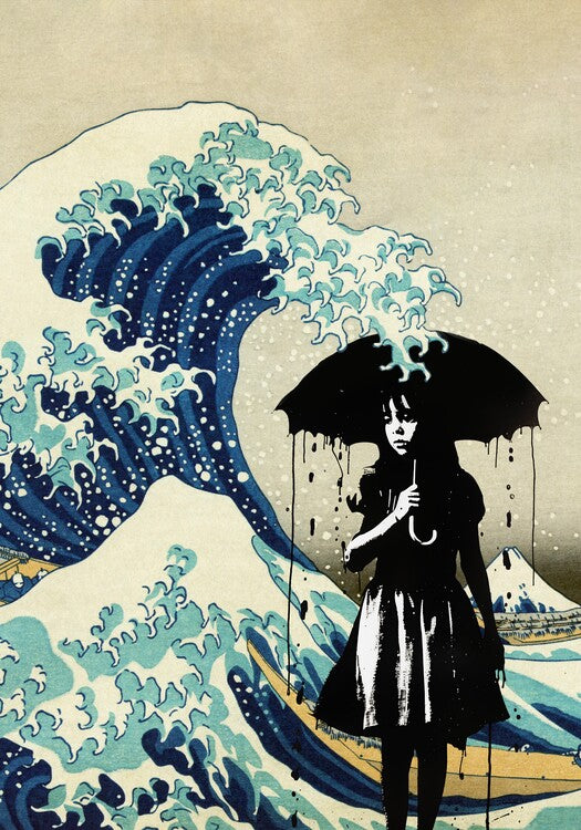 Leinwand Poster, Bilder Under the Wave, 70 × 100 cm