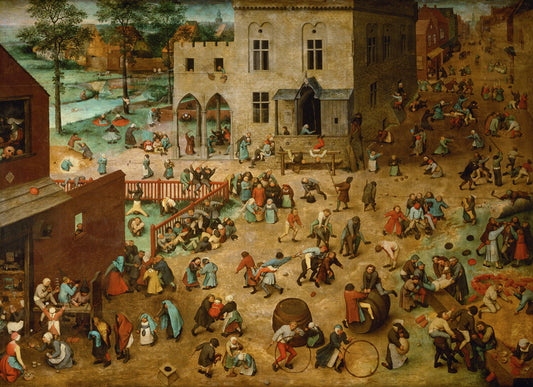 Children's Games, 1560, Pieter the Elder Bruegel Poster, Plakat, 40 × 30 cm