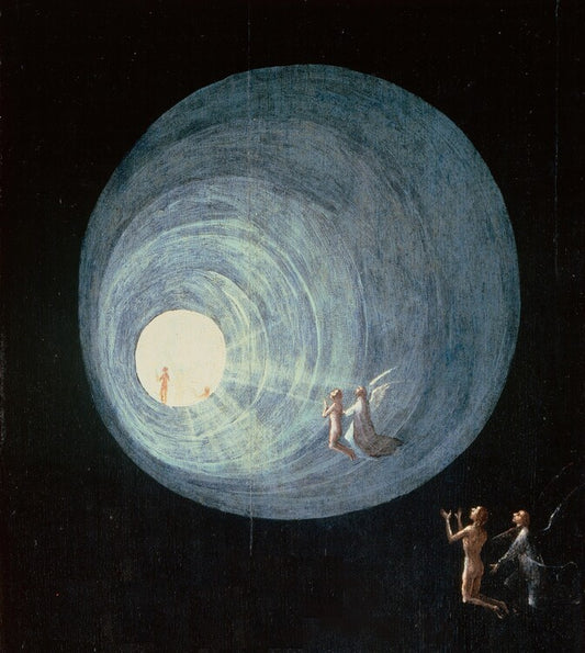 The Ascent of the Blessed, detail, Hieronymus Bosch Poster, Plakat, 35.8 × 40 cm