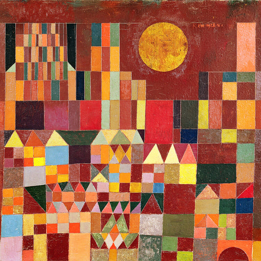 Castle and Sun, 1928, Paul Klee Poster, Plakat, 40 × 40 cm