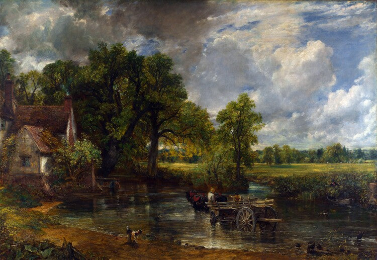 The Hay Wain, 1821, John Constable Poster, Plakat, 40 × 26.7 cm