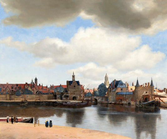 View of Delft, c.1660-61, Jan Vermeer Poster, Plakat, 40 × 33.3 cm