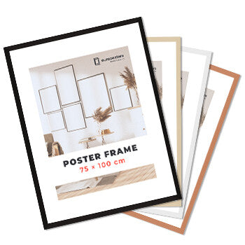 Rahmen für Poster 75×100 cm, Gold – Aluminium