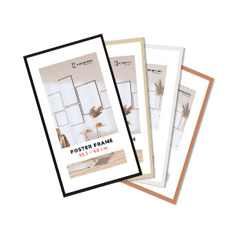 Rahmen für Poster 33,3×60 cm, Rose gold – Aluminium