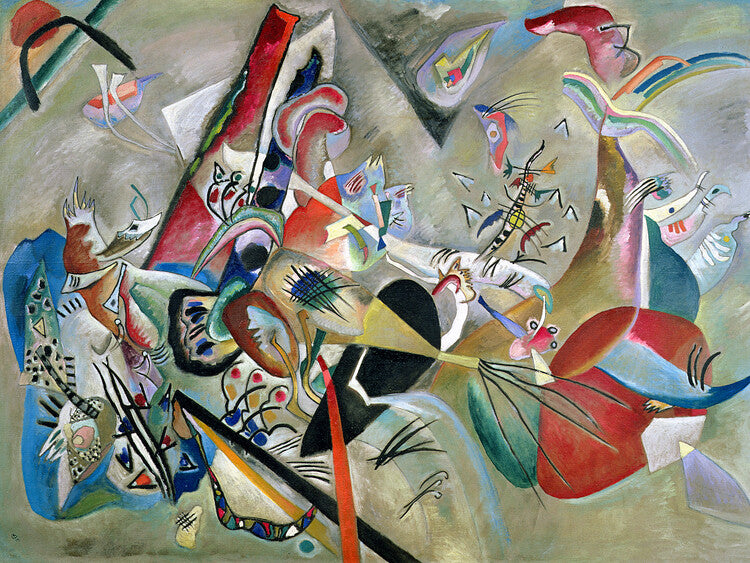 In the Grey (1919), Wassily Kandinsky Poster, Plakat, 40 × 30 cm
