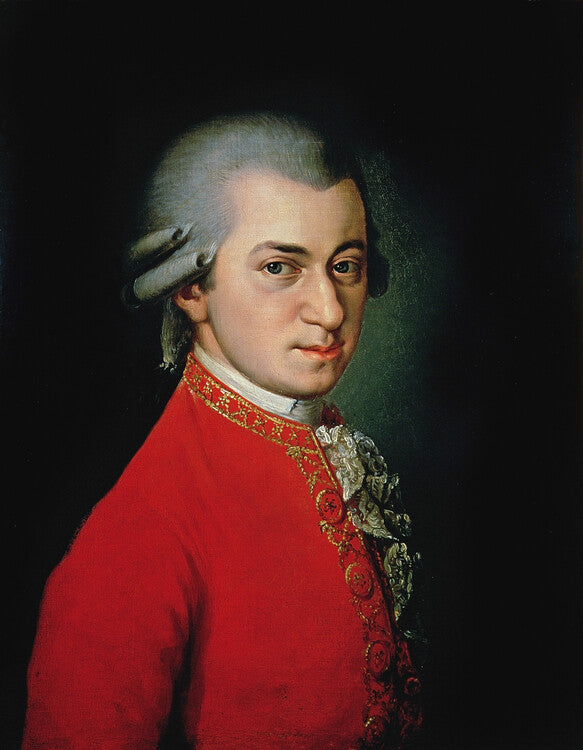 Wolfgang Amadeus Mozart (1818), Barbara Krafft Poster, Plakat, 30 × 40 cm