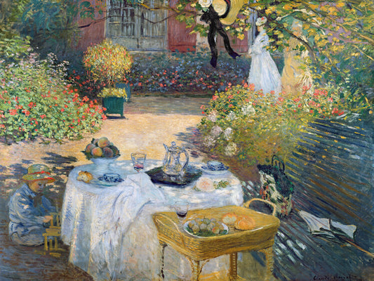 Monet's garden at Argenteuil (1873), Claude Monet Poster, Plakat, 40 × 30 cm