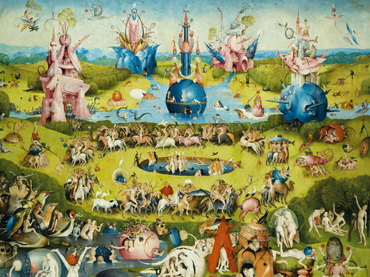 Der Garten der Lüste, Hieronymus Bosch Poster, Plakat, 40 × 30 cm