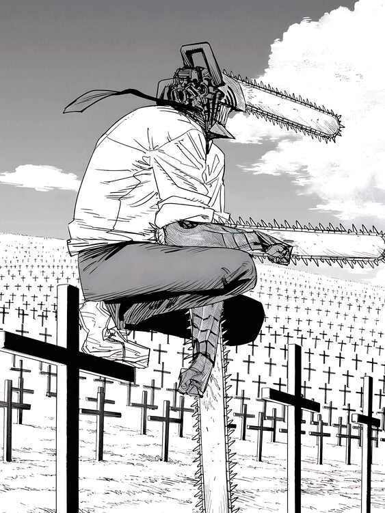 Leinwand Poster, Bilder Sad Chainsaw, 60 × 80 cm