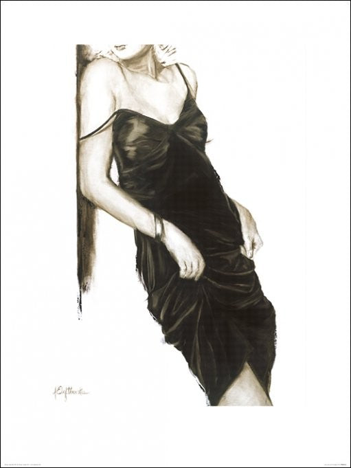 Kunstdruck Janel Eleftherakis - Little Black Dress I, 60 × 80 cm