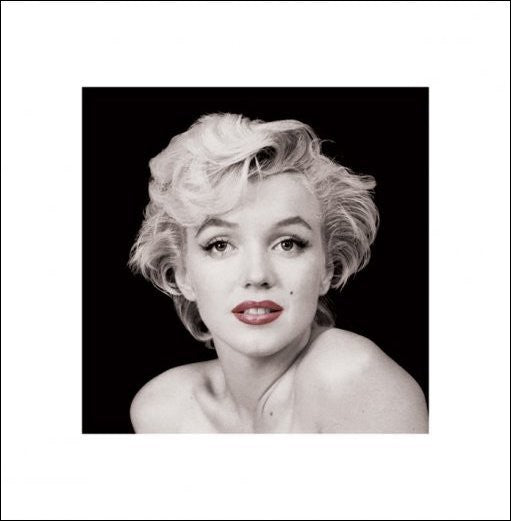 Kunstdruck Marilyn Monroe - Red Lips, 40 × 40 cm