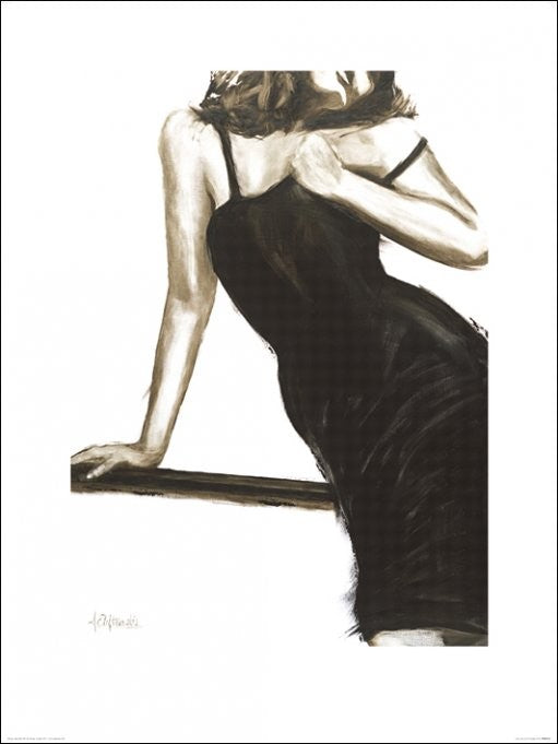 Kunstdruck Janel Eleftherakis - Little Black Dress III, 60 × 80 cm