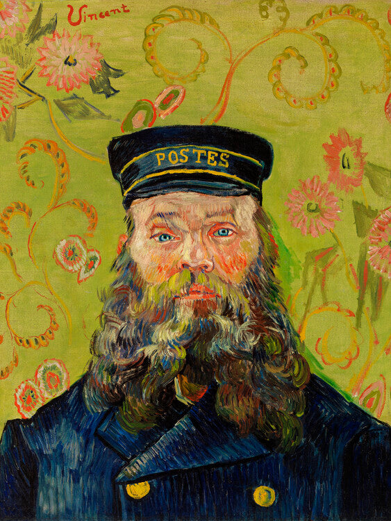 Portrait of the Postman Joseph Roulin, 1889, Vincent van Gogh Poster, Plakat, 30 × 40 cm