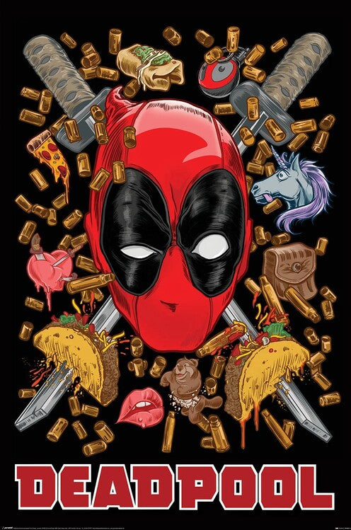 Deadpool - Chicichanga Poster, Plakat, 61 × 91.5 cm