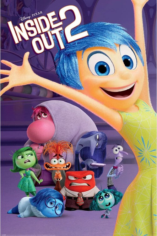 Inside Out 2 Poster, Plakat, 61 × 91.5 cm
