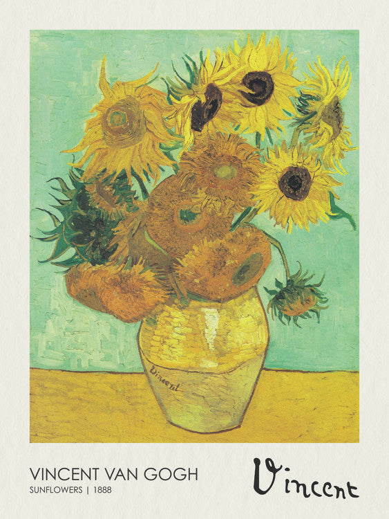 Sunflowers (1888), Vincent van Gogh Poster, Plakat, 30 × 40 cm