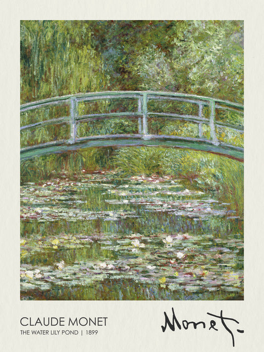 The Water Lily Pond (1899), Claude Monet Poster, Plakat, 30 × 40 cm