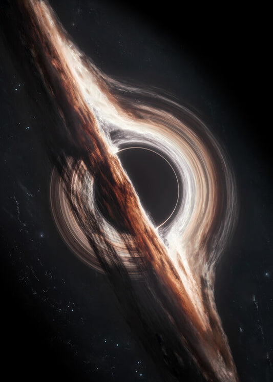 Leinwand Poster, Bilder Gargantua Interstellar, 65 × 90 cm