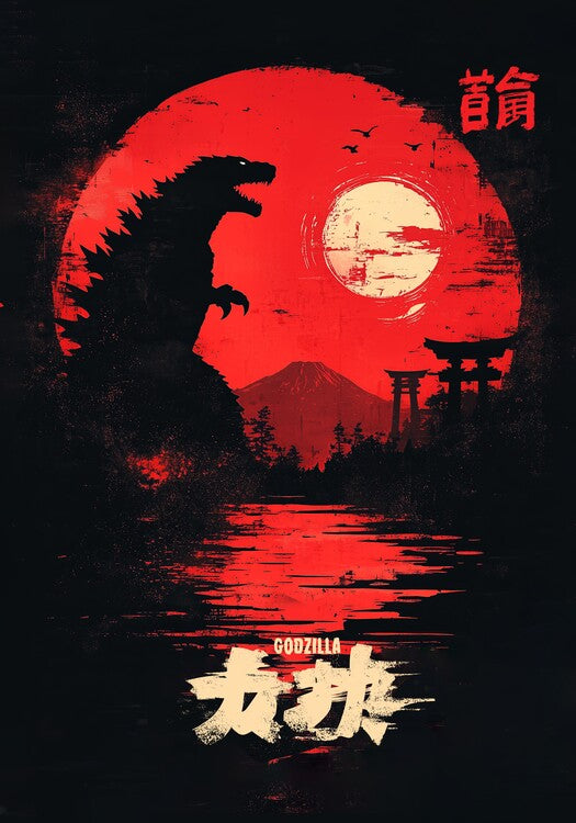 Leinwand Poster, Bilder Godzilla king of monsters, 70 × 100 cm