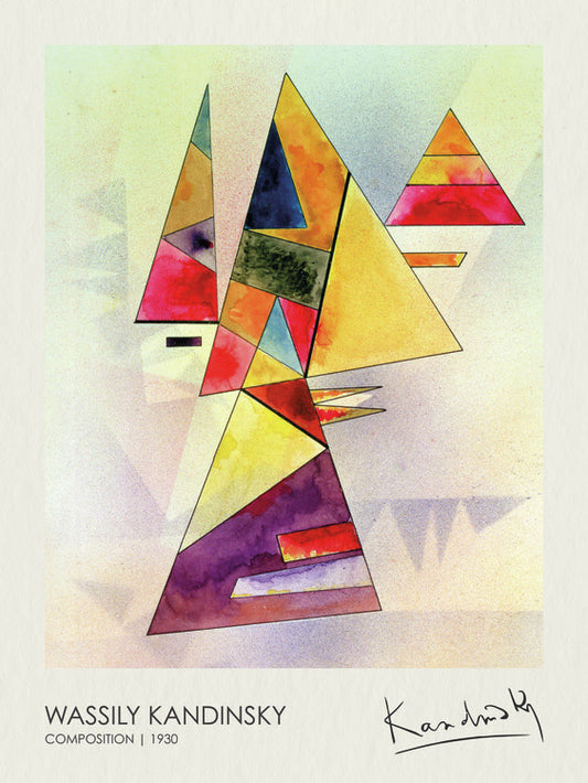 Composition (1930), Wassily Kandinsky Poster, Plakat, 30 × 40 cm