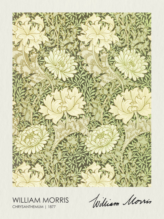 Chrysantemum (1877), William Morris Poster, Plakat, 30 × 40 cm