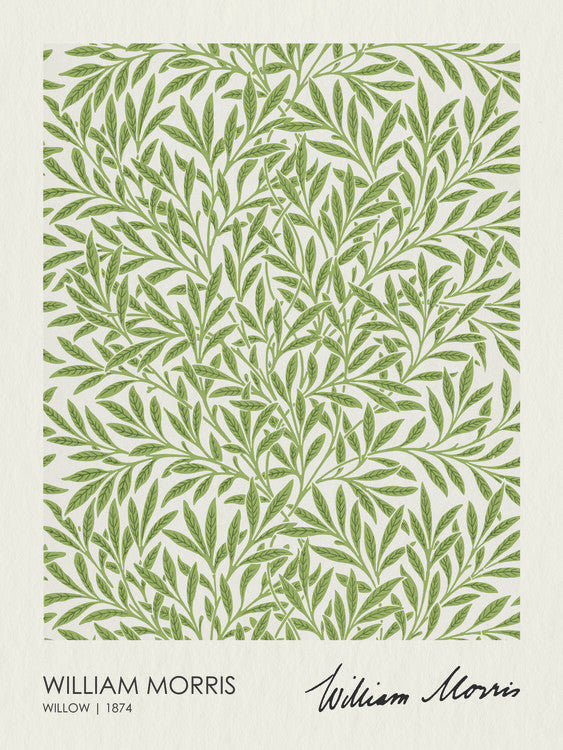 Willow (1874), William Morris Poster, Plakat, 30 × 40 cm
