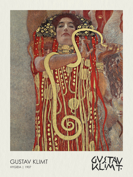 Hygieia (1907), Gustav Klimt Poster, Plakat, 30 × 40 cm