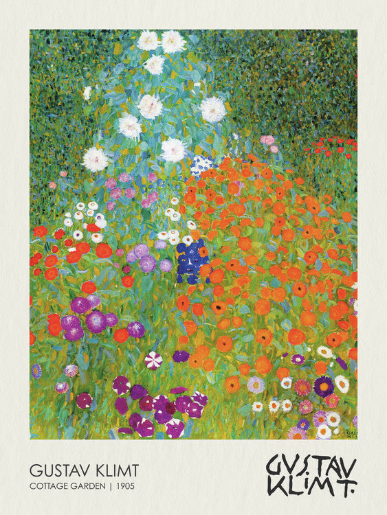 Cottage Garden (1905), Gustav Klimt Poster, Plakat, 30 × 40 cm