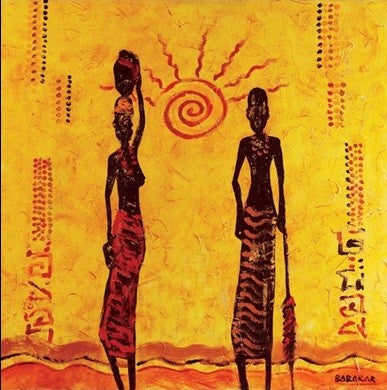Kunstdruck The Sun, Babakar, 30 × 30 cm