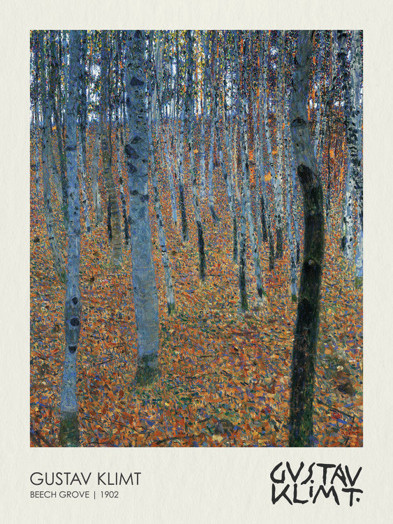 Beech Grove (1902), Gustav Klimt Poster, Plakat, 30 × 40 cm