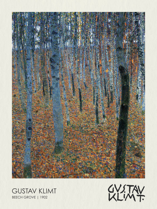 Beech Grove (1902), Gustav Klimt Poster, Plakat, 30 × 40 cm