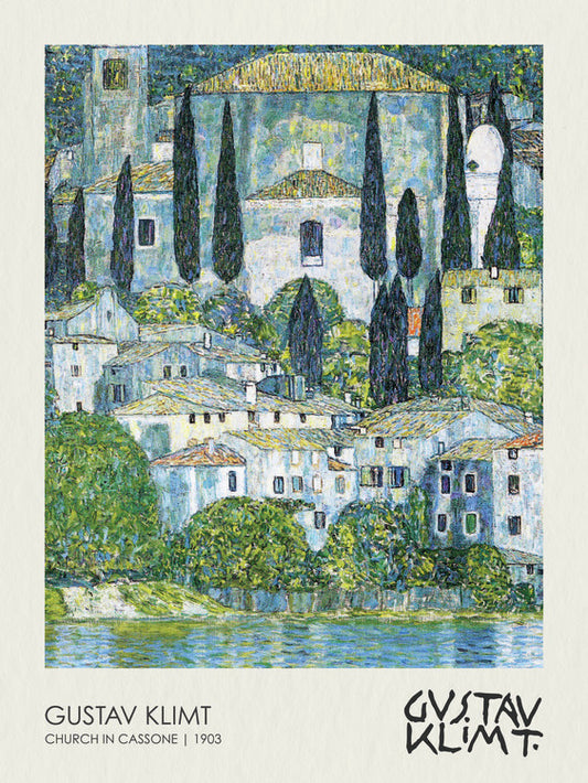 Church in Cassone (1903), Gustav Klimt Poster, Plakat, 30 × 40 cm