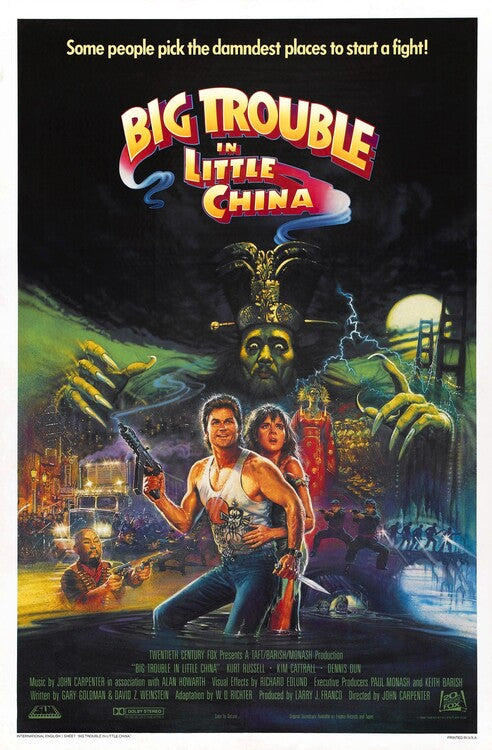 Big Trouble In Little China 02 Poster, Plakat, 26.7 × 40 cm