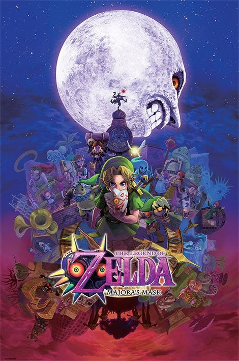 The Legend Of Zelda - Majora's Mask Poster, Plakat, 61 × 91.5 cm