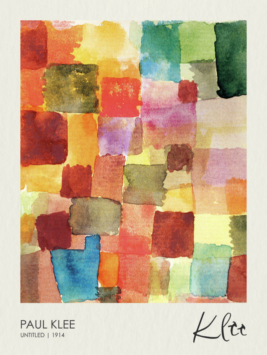 Untitled (1914), Paul Klee Poster, Plakat, 30 × 40 cm