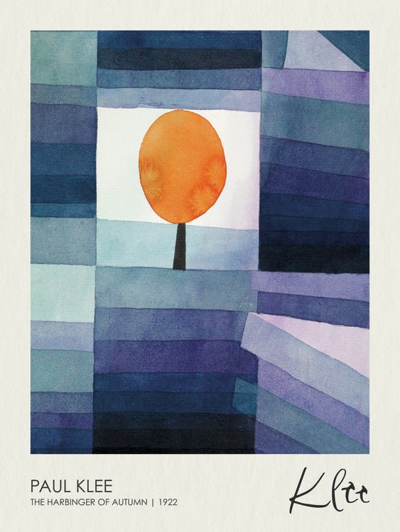 The Harbinger of Autumn (1922), Paul Klee Poster, Plakat, 30 × 40 cm