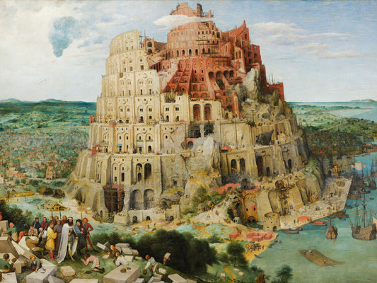 Tower of Babel (1563), Pieter the Elder Bruegel Poster, Plakat, 40 × 30 cm