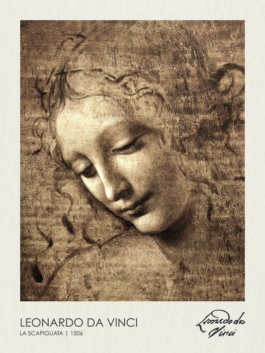 La Scapigliata (1506), Leonardo da Vinci Poster, Plakat, 30 × 40 cm