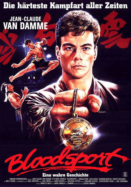 Bloodsport Poster, Plakat, 26.7 × 40 cm
