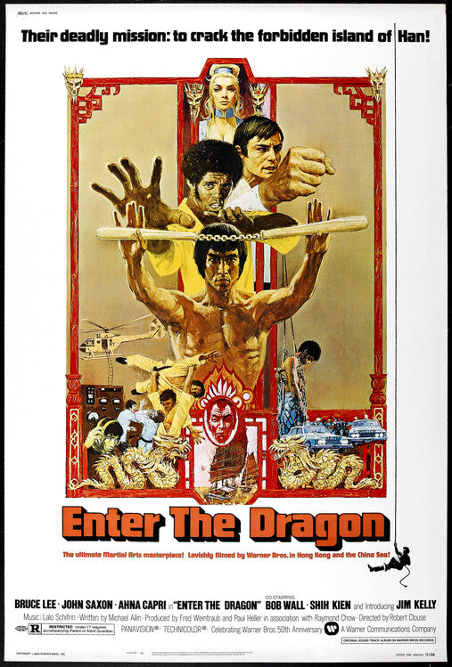 Enter The Dragon 0 Poster, Plakat, 26.7 × 40 cm