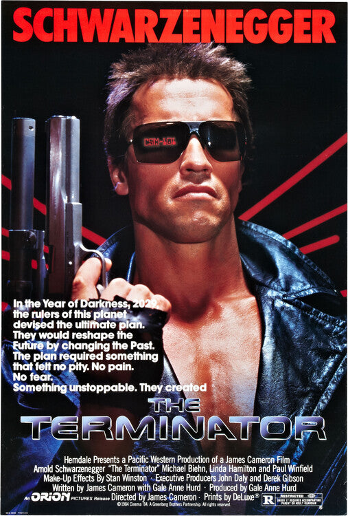 Terminator Poster, Plakat, 26.7 × 40 cm